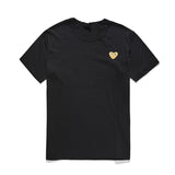 CDG Be Kind T Shirt T-shirt Peach Heart Men's and Women's round Neck Cotton Short Sleeve