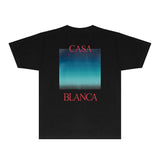 Casablanca T Shirts Fashion Print Street