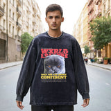 Mens Vintage Long Sleeve Shirt