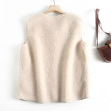 Women Vest Imitation Lamb All-Match Soft