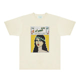 Casablanca T Shirts Fashion Print Street