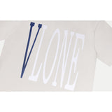 Vlone T Shirt Spring Summer Oil Painting Letter Print
