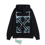 OW Hoodie Blue Chalk Gradient Long Sleeve