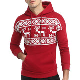 Black Christmas Sweater Night Elk Printing Leisure Sports