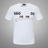 Dsq2 T Shirt Casual Sports Printed Short Sleeve Summer Men