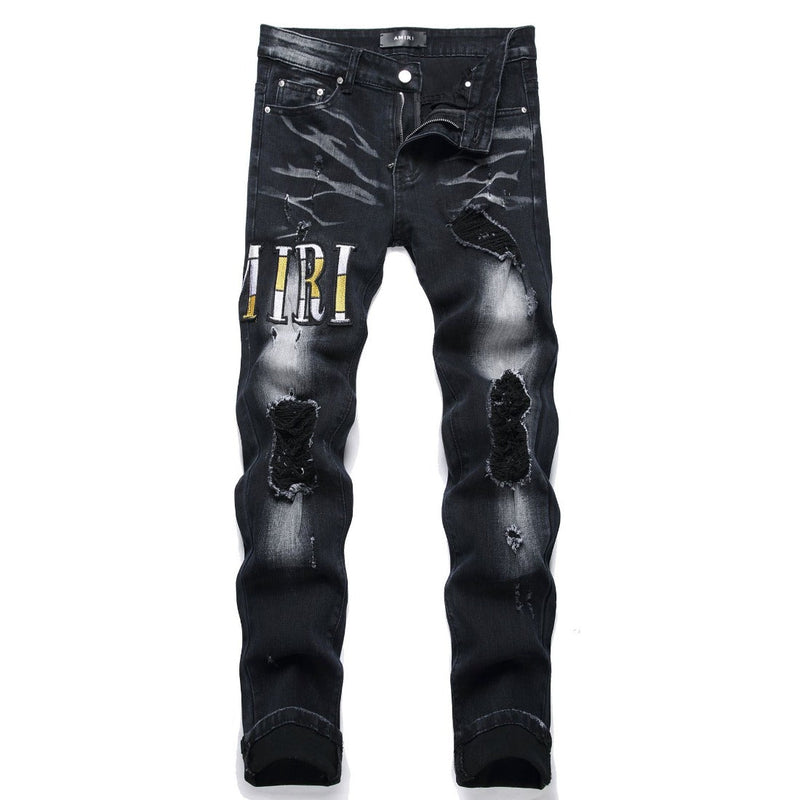 Amiri Jeans Ripped Stretch Jeans