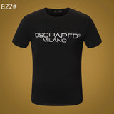 Dsq2 T Shirt Casual Sports Letter Print Short Sleeve Summer Men