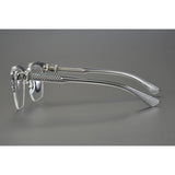 CHH Chrome Hearts Glasses square thick frame half frame myopia glasses frame