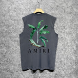 Amiri tank top beach chair printing