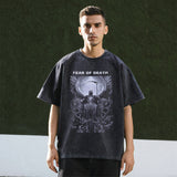 Mens Vintage T-Shirt Printed Short Sleeve T-Shirt