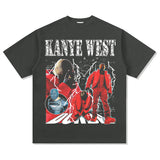 Kanye West red jacket T-shirt