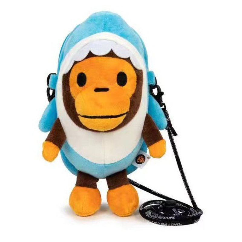 Baby milo children crossbody bag monkey shark crossbody shoulder bag