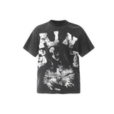 Unisex T-Shirts Wash Vintage Jesus Print Saint Michael Vintage Tee
