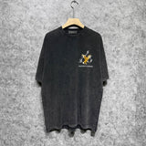 Amiri washed t-shirt hollywood eagle short sleeve