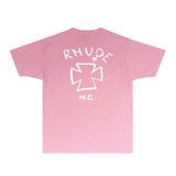 Rhude T Shirts Printed Trendy Pure Cotton