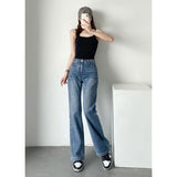 Women Jeans Bell-Bottom Pants Loose Slimming and Tall
