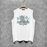Amiri tank top big bad wolf letterprinting