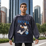 Mens Vintage Long Sleeve Shirt Long Sleeve T-Shirt Men and Women