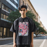 Mens Vintage T Shirt Summer Print