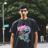 Mens Vintage T-Shirt Dark Printed Short Sleeve T-Shirt