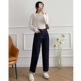 Women Jeans Retro Loose Pants