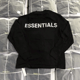 Fog Fear of God Essentials T Shirt Long Sleeve Reflective Printed Loose Base T-shirt