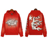 Hellstar Hoodie & Pants Vintage Washed Old Hooded Sweater Hoodie