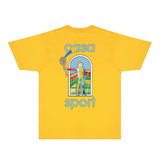 Casablanca T Shirts Fashion Print Street