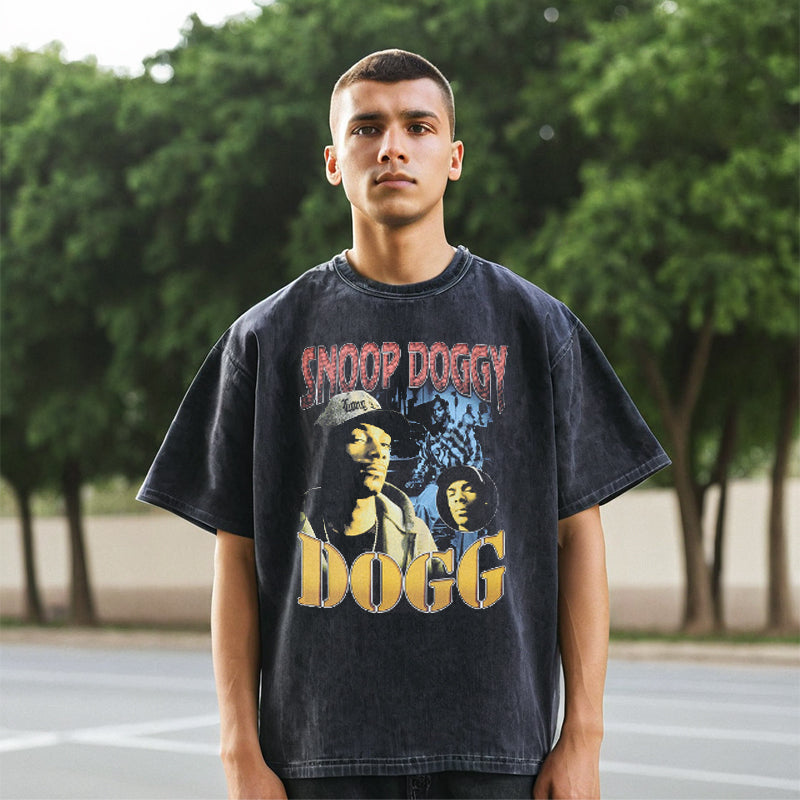 Mens Vintage T Shirt Old Short Sleeve T-Shirt Men