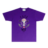 Casablanca T Shirts Fashion Print Street