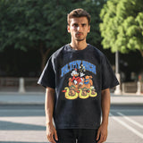 Mens Vintage T Shirt Short Sleeve T-Shirt Men Casual