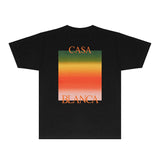 Casablanca T Shirts Fashion Print Street