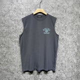 Amiri tank top earth letter printing