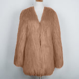 Women Fur Jacket Fashion Casual Fur Jacket