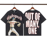 Godspeed T-Shirt Retro Fantasy Pattern