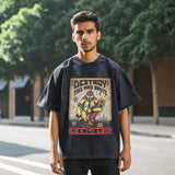 Mens Vintage T Shirt Short Sleeve T-Shirt Men's and Women's