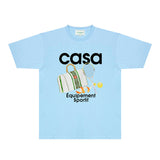 Casablanca T Shirts Fashion Print Street