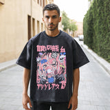 Mens Vintage T Shirt Short Sleeve T-Shirt Men's and Women's