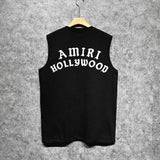 Amiri tank top hollywood pure letterprinting