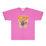 Casablanca T Shirts Fashion Print Street