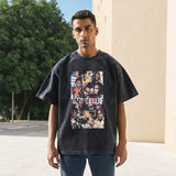 Mens Vintage T Shirt Short Sleeve T-Shirt Men