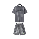 Hellstar T-Shirt And Shorts Two-Piece Set