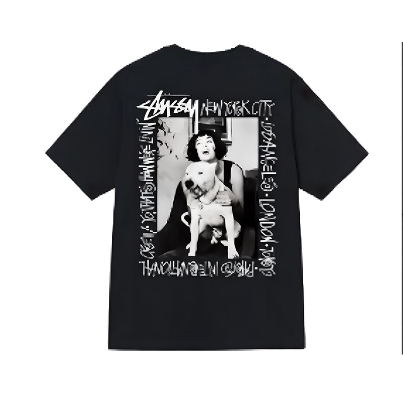 Stussy T Shirts Casual Versatile Loose T Shirts Couple