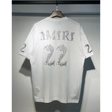 Amiri T Shirts Fashion Print Couple High Street