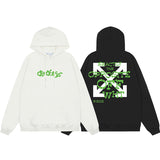 OFF WHITE Hoodie Trendy Street Style Personalized Cotton
