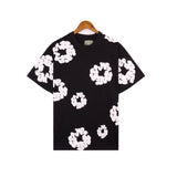 Denim Tears T Shirts Kapok Puff Print Short Sleeve T-shirt