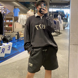 Fear of God Essentials 1977 Shorts Flocked Printed Trendy Shorts