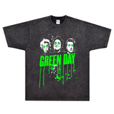 Green Day T Shirt Retro Loose