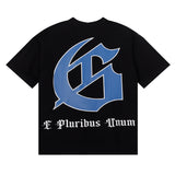 Godspeed T Shirts Astronaut Moon Landing Print Cotton Casual Short Sleeve Men and Women