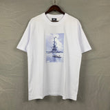 Kith T-Shirt Kith Kith Floral Navy Eiffel Tee